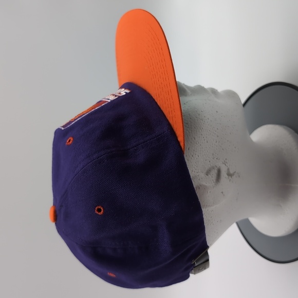 Starter| NWT Vintage NBA The Phoenix Suns Purple Sports Cap Snap Back Green Brim - Picture 3 of 11